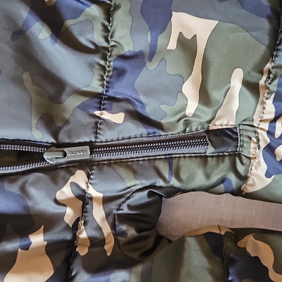 Old Navy Baby Camouflage Puffed Footed Snow Hoodie Jumpsuit Size 6 to 12 months - Picture 9 of 14